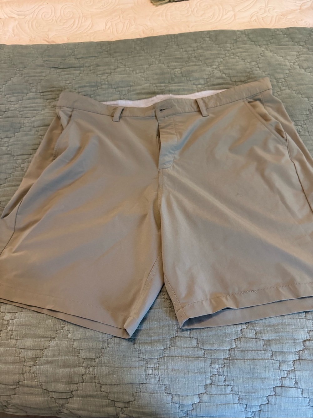 Free Fly Apparel Light Olive Men's Flat Front Shorts